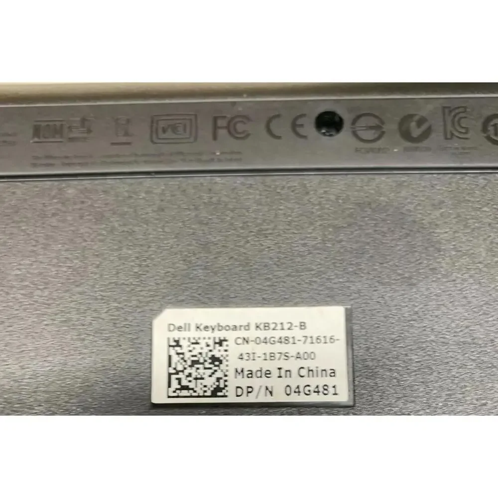 Dell KB212-B DRFJ6 Wired USB Keyboard - TESTED